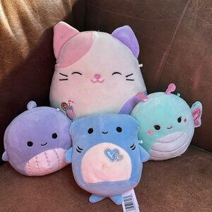 Set of 4 Squishmallows